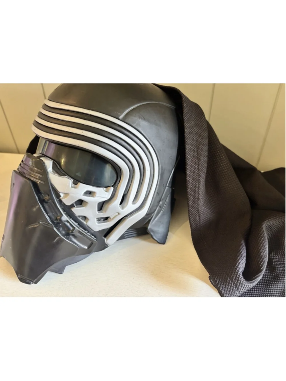 Star Wars Kylo Ren Disney Electronic Voice Change Mask Helmet w/ Cowl Hood WORKS